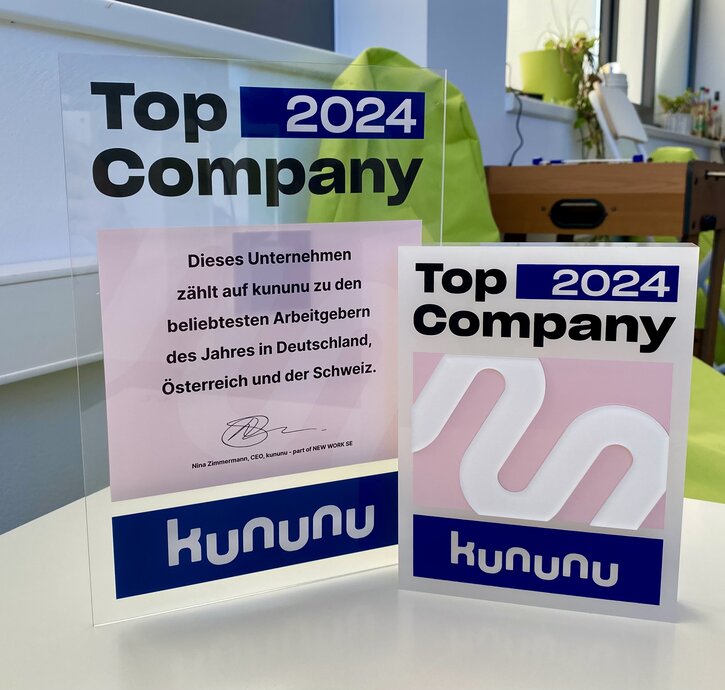 Top Company 2024 – Auszeichnung von kununu für asioso