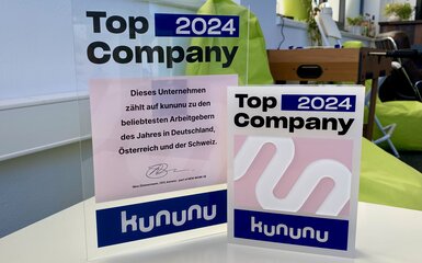 Top Company 2024 - Award from kununu for asioso